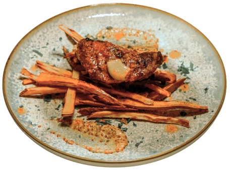 Bife Grelhado com Batata Doce