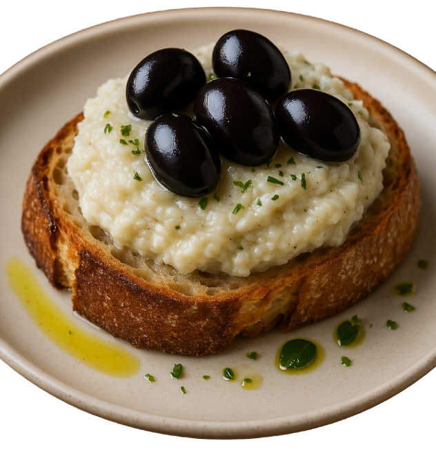 <p class="primary">Couvert</p> <br> <p class="sub">para começar</p>